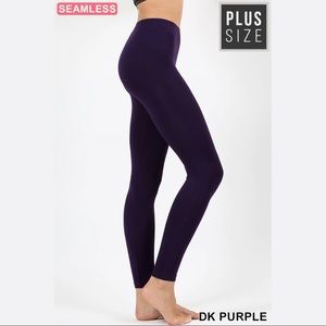 Zenana Outfitters Premium Cotton High Waist Full Ankle Leggings